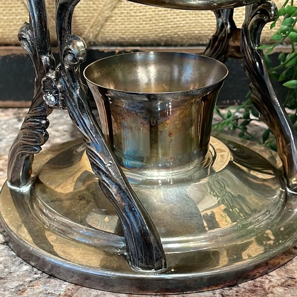 Vintage FB Rogers gravy boat w/warmer - Picture 5 of 11